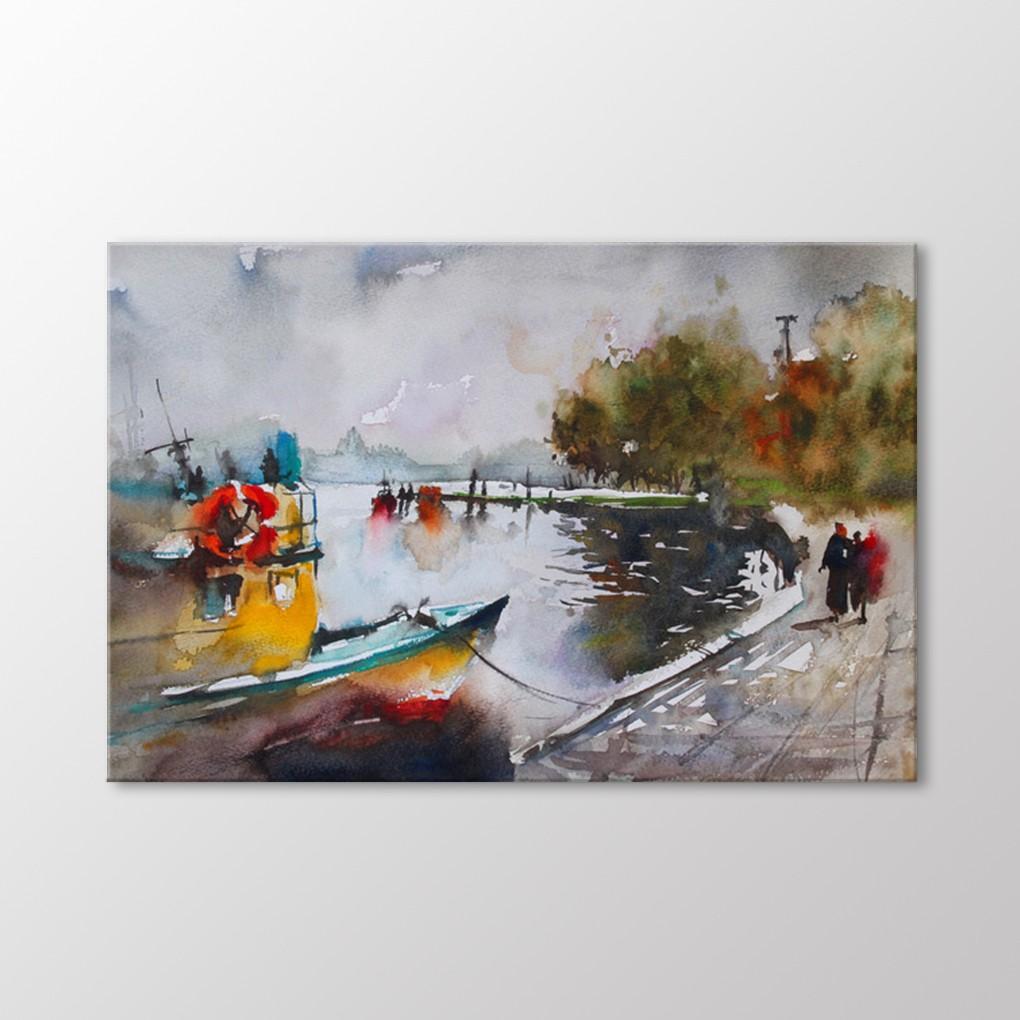 

Акварельная живопись на пляже