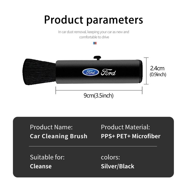 For Ford Car Interior Dust Brush PPS PET Microfiber Dashboard Cleaner Escort KA Flex Everest KA Expedition Falcon Fusion