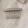 Polka Dot Comb Clip Non-Slip Bangs Hair Clip New Hair Side Combs  for Princess Hair Accessories