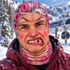 Gorro Bufanda de Esquí Divertido con Estampado 3D de Invierno para Hombres, para Deportes al Aire Libre