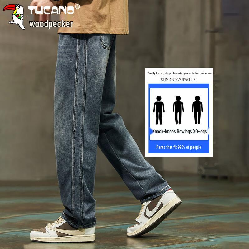 TUCANO Men's Loose Straight Leg Jeans