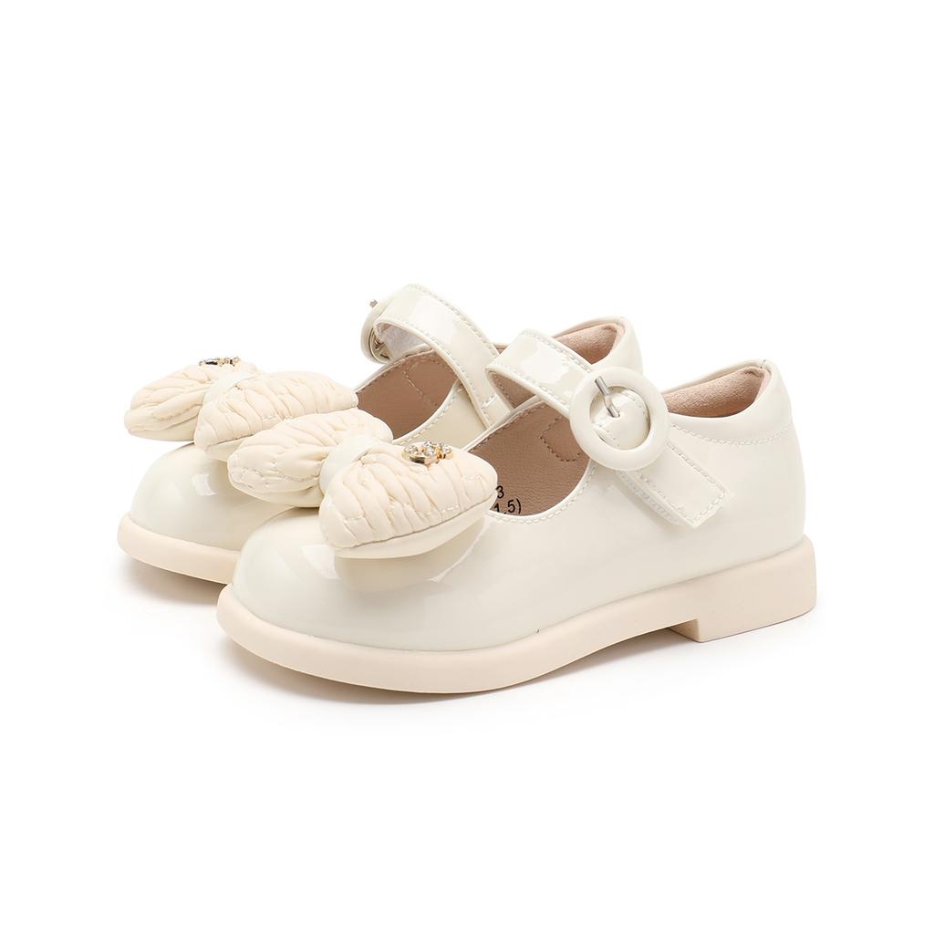 Sweet Big Bow Princess Leather Shoes for Girls and Boys