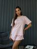 European & American Leopard Print Pajama Set: Loose Short Sleeve Top & Shorts for Women (2025 Collection)
