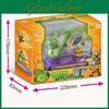 Plants Vs Zombies Tabletop-Kampfset mit Kunststoff-Arena für Kinder, Erwachsene, Familie, Spaß