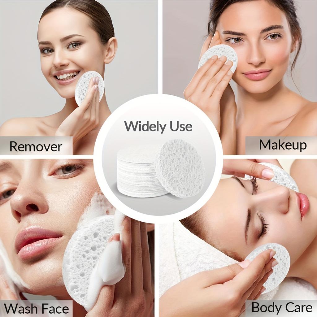 7-teiliges Gesichtspflege-Werkzeug Badebürsten-Set, komprimierter Gesichts-Schwamm, rutschfester Griff, Tiefenreinigungspflege-Werkzeug,