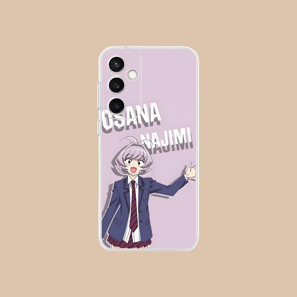 Anime Najimi Osana Mobile Phone Case for Samsung Galaxy S25 S24 S23 S22 S21Plus FE Ultra Clear Colorful Cover Cellphones Luxury