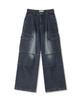 Urban Dress Side Big Cargo Pants Cotton Black (B Type)
