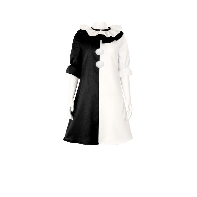 Terrifier 2 Art the Clown Black and White Halloween Costume
