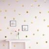 100 Pcs Round Acrylic Mirror Surface Wall Sticker Circle Wall Sticker Mini Small for Bedroom Showroom Wedding Enagement Birthday