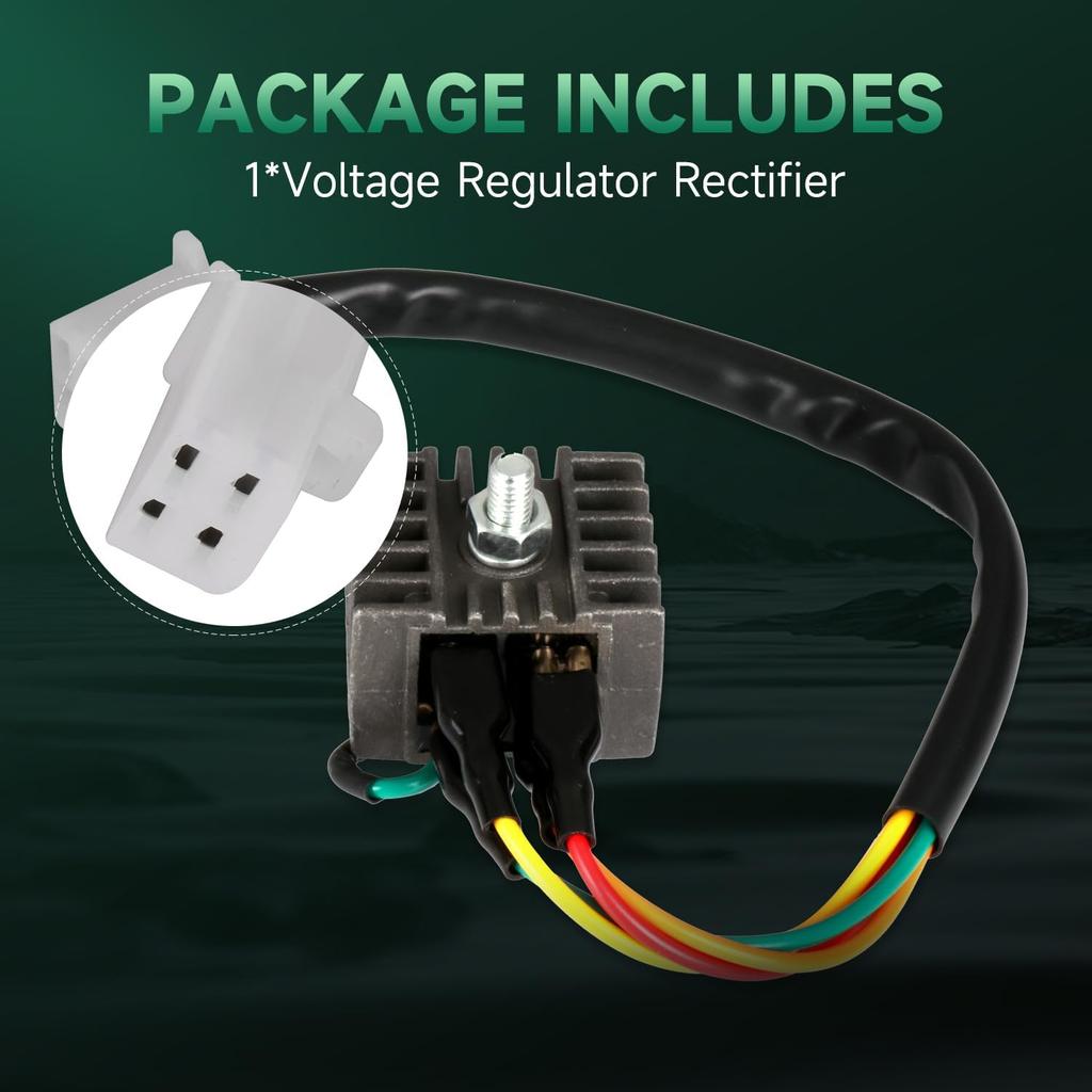 SCITOO 31700-455-671 Voltage Regulator Rectifier Fits For 1968-1973 For Honda CB350 1973 For Honda CB350G 1974 For Honda CB360 1974 For Honda CB360G