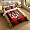 Ensemble de literie 1 housse de couette 2 taies d'oreiller Imprimé Sunderland FC Linge de lit doux Décor de chambre à coucher