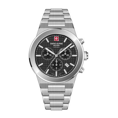 Pioneer Chronograph Stainless Steel Black Dial Quartz 7048.9137 100M Men's Watch