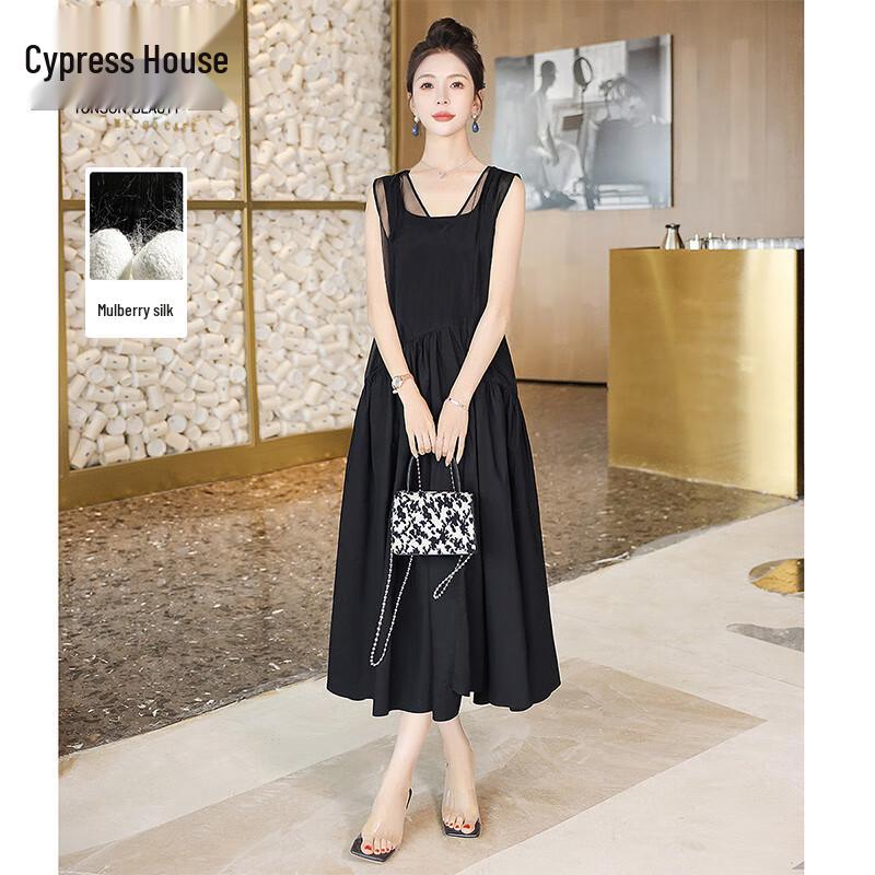 Women s Pleated Irregular Hem Midi Dress XL