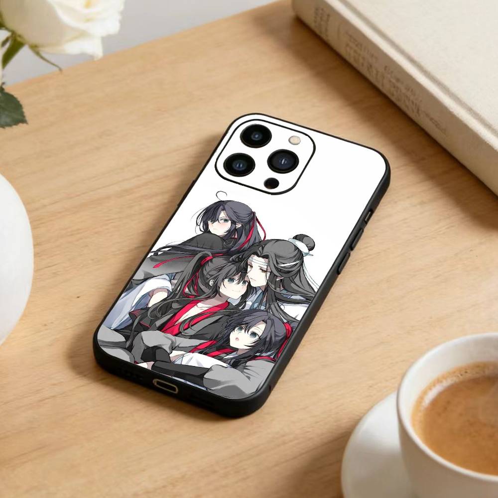 Grandmaster U-Demonic Cultivation Phone Case For iPhone17,16,15,14,13,12 Plus,Max Soft Silicone Black Cover