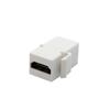HDMI Keystone Jack Female To Female Adapter HDMI Coupler for Wall Plate 4K Video Support Black