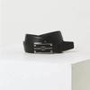 Black One Check Line Buckle Cowhide Automatic Belt Dbbe5e351bk