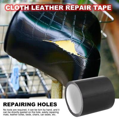 Car Seats Self Adhesive Leather Repair Tape for Sofa Handbags Jackets Furniture Shoes First Aid Patch Leather Patch DIY Black