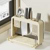 Kitchen Knife Holder Storage Rack Cutting Board Rack Chopstick Bucket Knife Holder Integrated Multi-functional Draining Knife