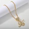 26 Flower Letter Necklace: Hip Hop Heart Pendant with Full Diamond Inlaid Tennis Chain for Women