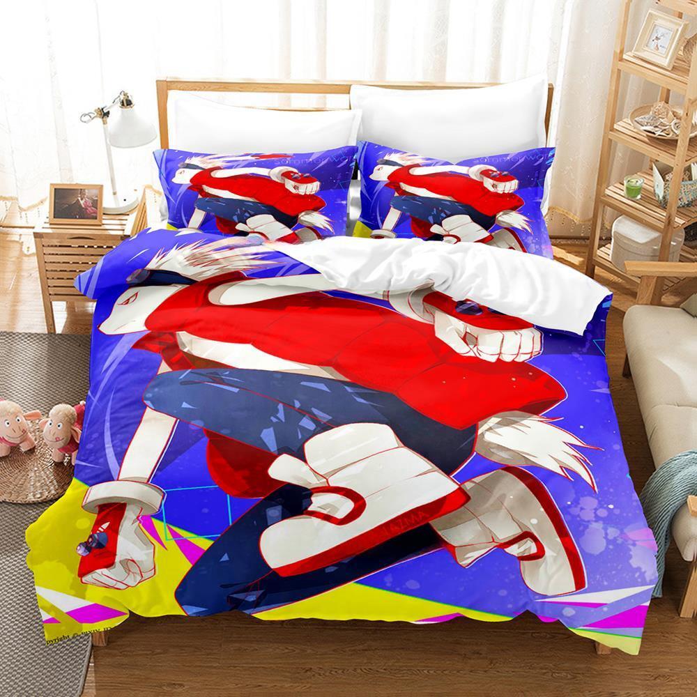 Fashion 3d Print Summer Wars King Kazma Bedding Set Cartoon Anime Three-piece Set Adult Kid Bedroom Duvetcover Sets Home Textile
