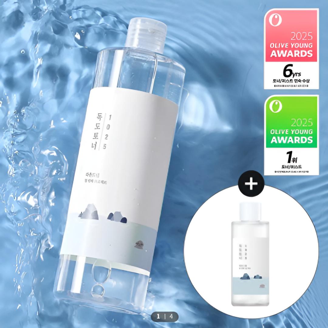 

[ROUND LAB] 1025 Dokdo Toner Value Set 500 ml (+ 100 ml)