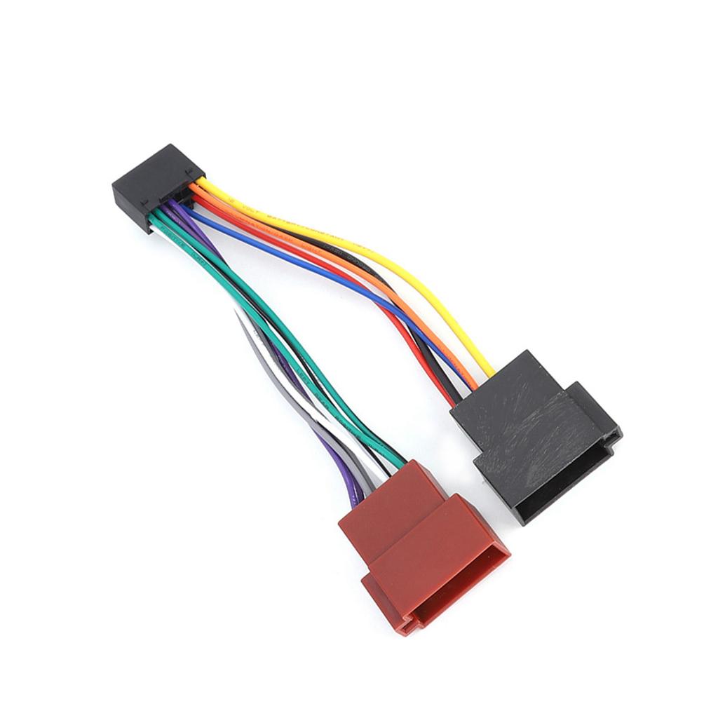 16 Pin ISO Bus Female Harness Connector Adapter Fits for Kenwood NC