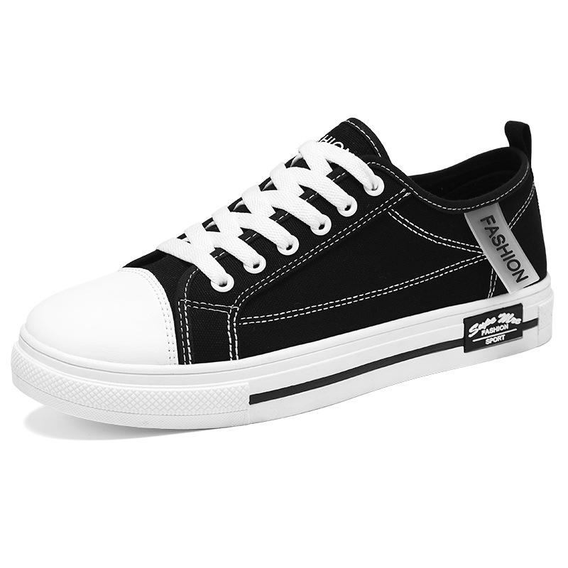 2025 Canvas Shoes Men's Casual Couple Men's Shoes Korean Version Low-top Small Whiteboard Shoes Classic 2025 Vulcanized Shoes