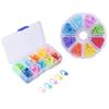 120-Piece Plastic Stitch Markers Set for Sweater Knitting and DIY Projects