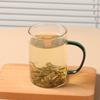 High-Temperature Resistant Borosilicate Glass Cup with Handle - Ideal for Tea, Water, or Household Use