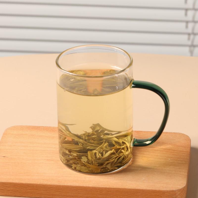 High-Temperature Resistant Borosilicate Glass Cup with Handle - Ideal for Tea, Water, or Household Use