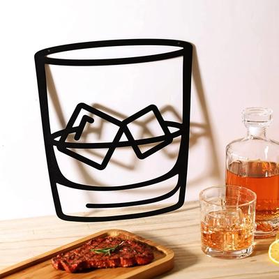 Metal Wall Art Decorative Drinks Sign For Home Kitchen Restaurant Pub Coffee Shop Store, Father's Day Birthday Housewarming Gift