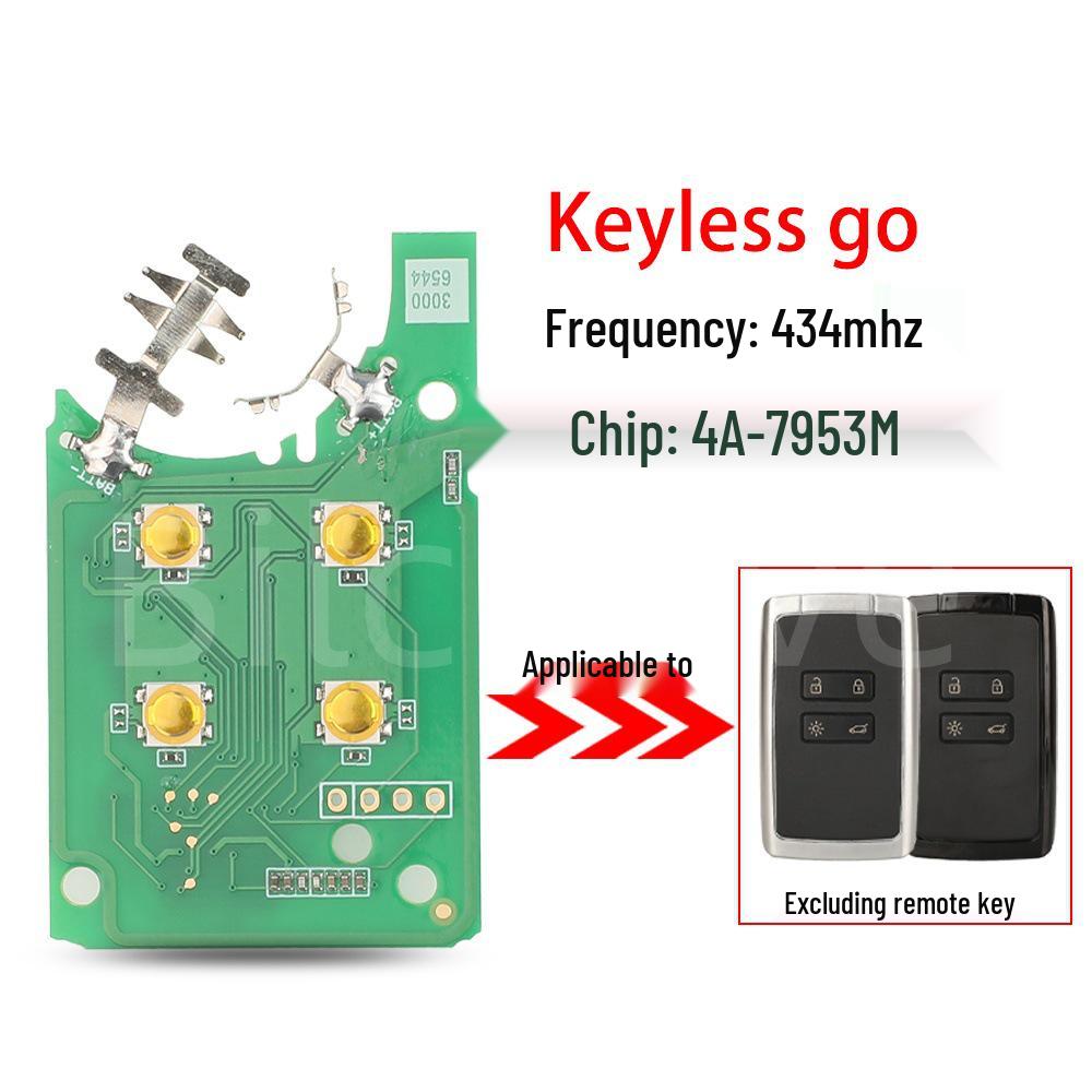 Compatible with Renault Koleos, Kadjar, Megane Smart Card Circuit Board 434MHz 4A-7953M