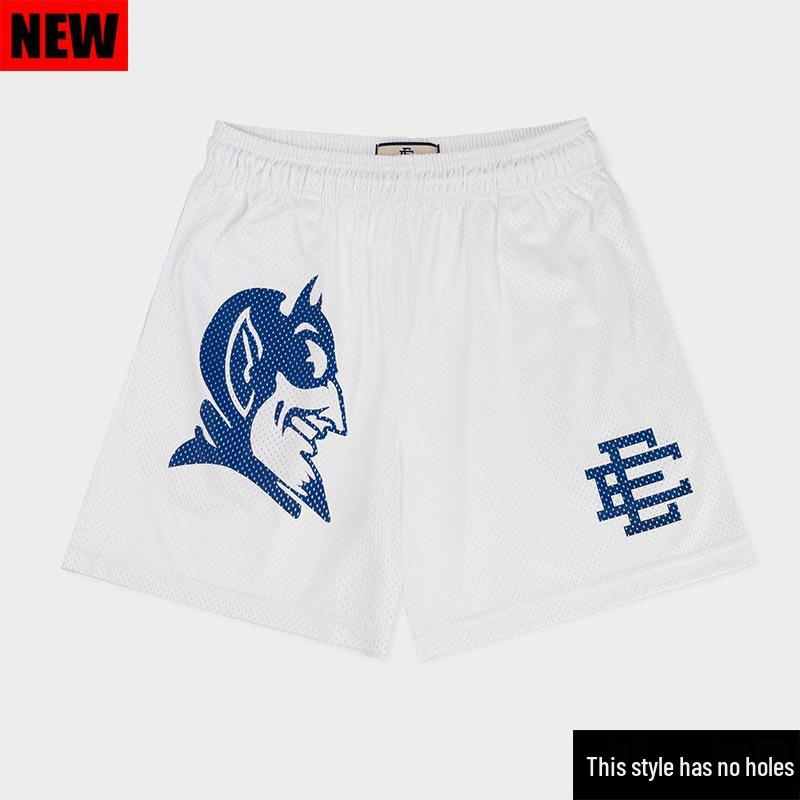 Unisex Amerikanische EE Schnelltrocknende Mesh-Sportshorts zum Laufen & Radfahren - Oberhalb des Knies