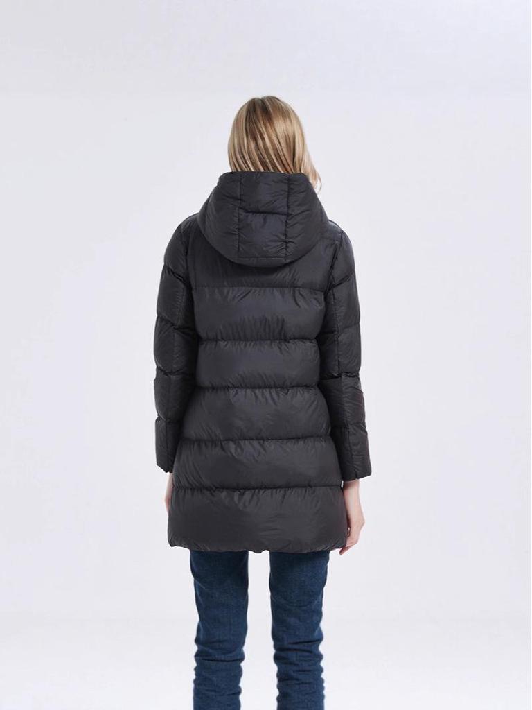 2025 Damen Mittellange Übergröße Leichte Daunenjacke - Herbst/Winter Koreanischer Stil Außenbekleidung Trend