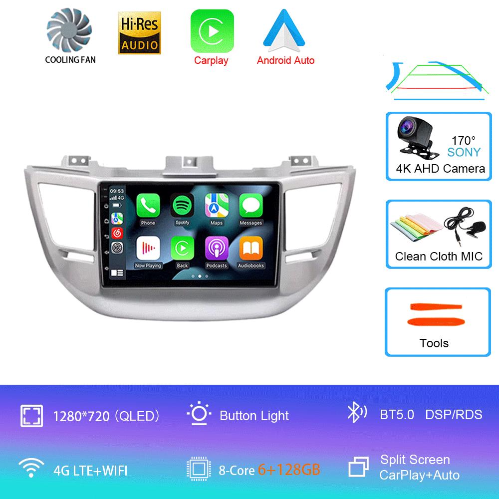 Android 14 Car Radio For Hyundai Tucson 3 2015 - 2018 Player Multimedia Navigation Stereo GPS No 2din 2 din dvd