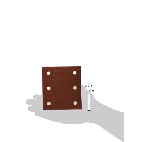 Makita Magic Sanding Paper #80 114 X 102mm Square (10 Pieces) A-53637