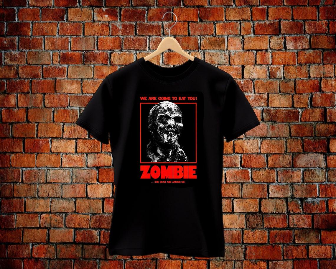 Lucio Fulci Zombie T-Shirt Mens Womens Tees Top Italian Horror Movies UNISEX SHIRT 3XL