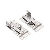 2 pièces de tiroirs basculants pour armoire de cuisine Charnières à pivot auto-fermantes 45 degrés pour tiroir sous évier Organiseurs de salle de bain Armoires à chaussures