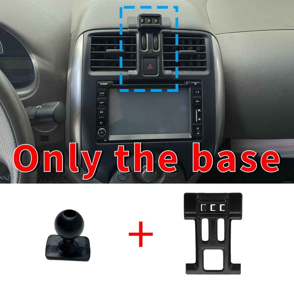 for Nissan Armrest Versa Sunny N17 2011 2012 2013 Car Mobile Phone Holder GPS Bracket Navigation Stand Auto Accessories