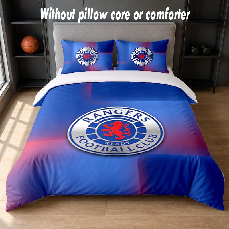 Set Biancheria da Letto Design Rangers FC 1 Copripiumino + 2 Federe Morbido Traspirante Biancheria da Letto per la Casa