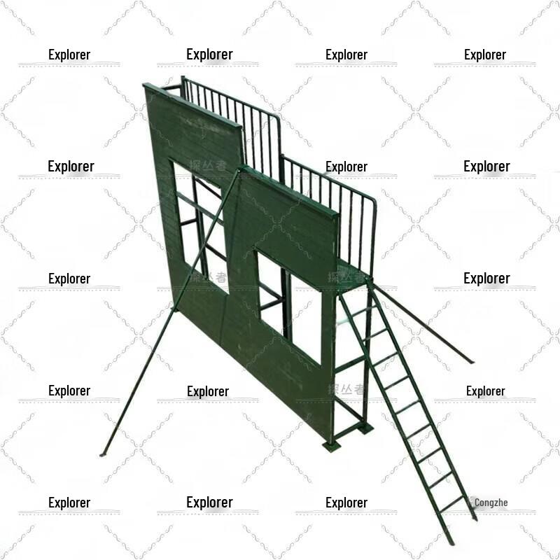 Explorer Bungalow Climbing Wall with Pole