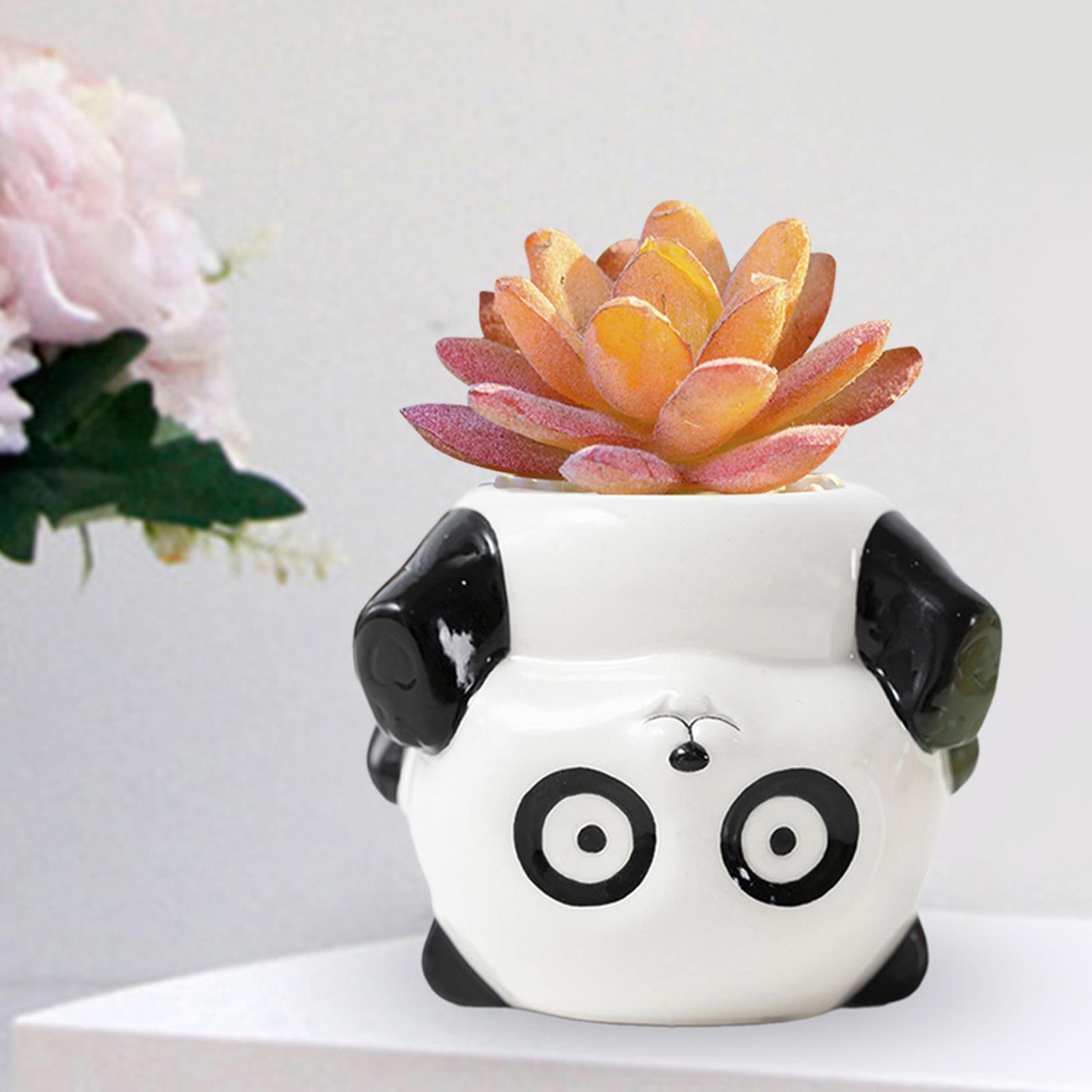 

Керамический цветочный горшок, украшение для стола, подарок с дренажным отверстием, держатель для растений для офиса, спальни, полки, дома, фермы