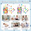 Magnetic Reward Jar: 2 Pack Star and Smiley Design Dual Mounting Stand or Fridge Surface Positive Reinforcement Behavior Training Tool for Kids Boys