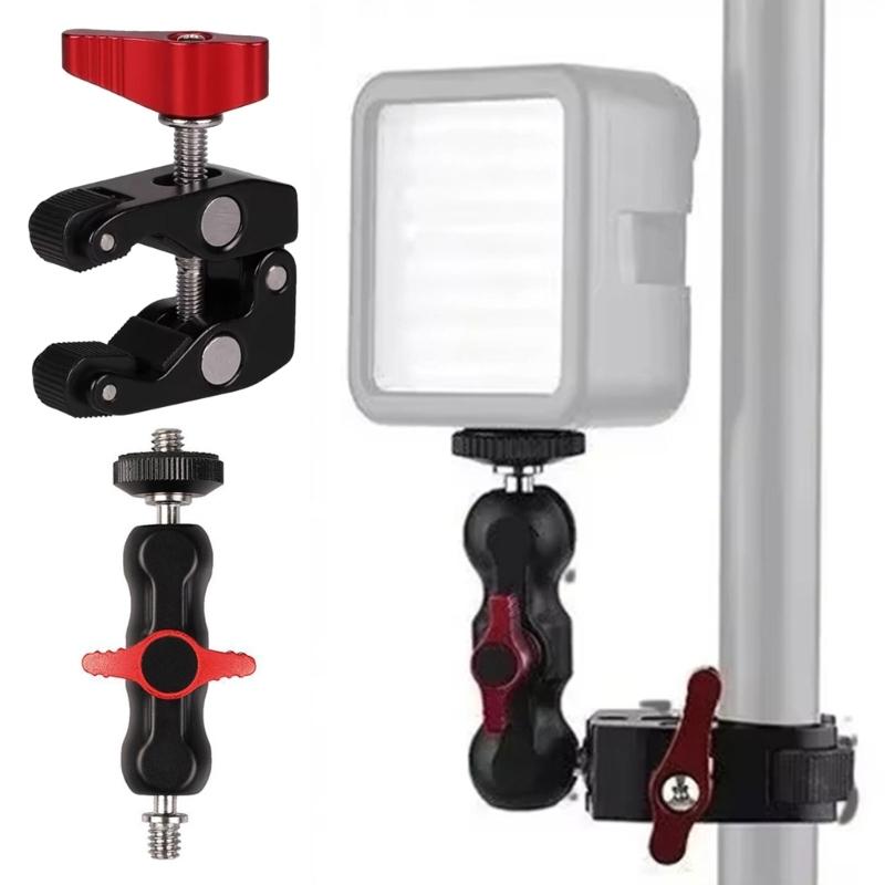 Camera Clamp Mount Multi Angle Adjustable Camera Bracket Aluminum Alloy Bracket For Action Cameras