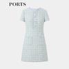 PORTS Women's 2025 Spring/Summer Short Sleeve Dress
