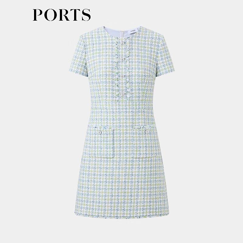PORTS Women's 2025 Spring/Summer Short Sleeve Dress