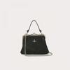 Saffiano Leather Bokjori Chain Bag Imported Directly From Vivienne Westwood Black
