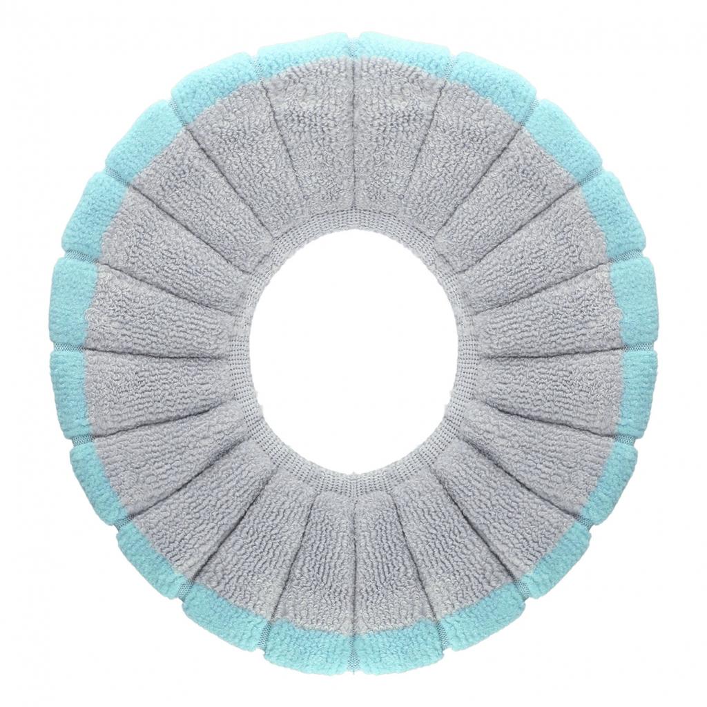 Badezimmerwärmer Toilette Waschbares Weiches Kissen Sitz Closettdeckel Abdeckung Matte