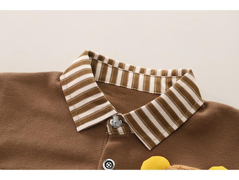 Stylish Autumn Baby Boy Three-Piece Set: Trendy Toddler Outfit for 1-2 Year Olds