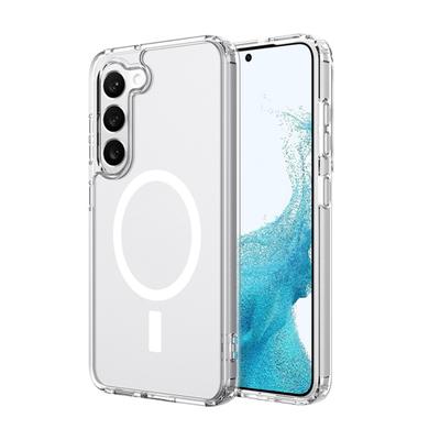 Kryt na mobilní telefon Magnetický proti poškrábání Adsorpční vyztužený roh pro ochranný kryt S23 Samsung-Galaxy Ultra/S23/S23+